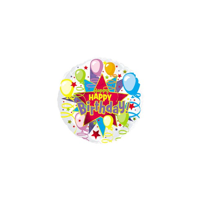 Birthday Balloon & Golden Sunshine Flowers£19.99