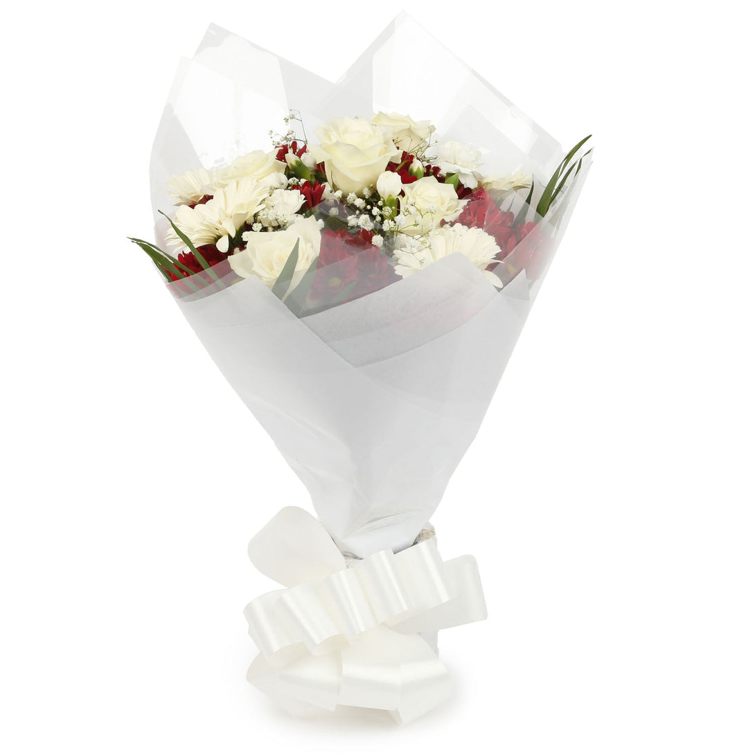 A Red & White Deluxe Bouquet & Get Well Balloon£16.99