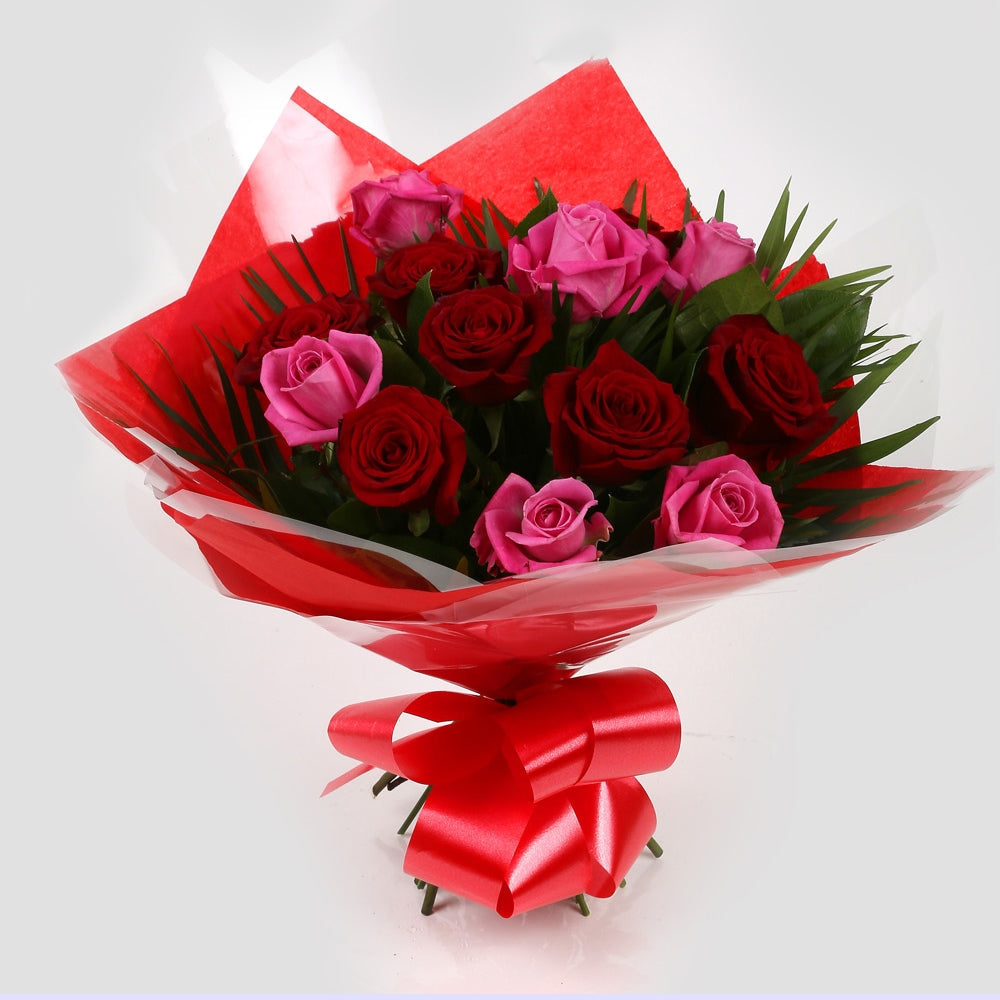 Love You Balloon & Blush Roses Bouquet£19.99