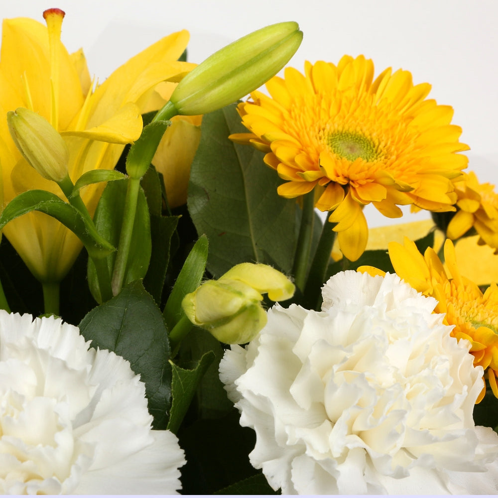 Birthday Balloon & Golden Sunshine Flowers£19.99