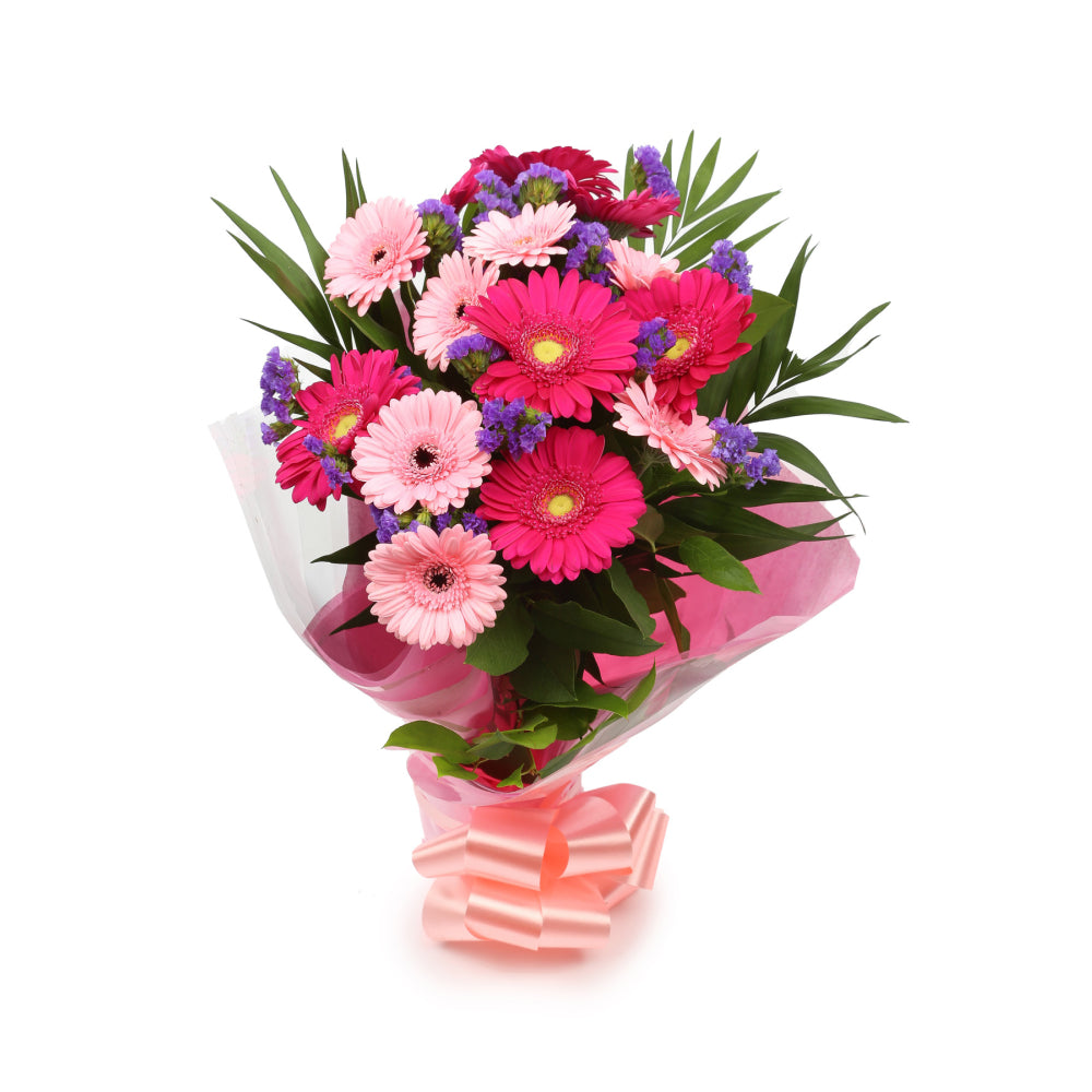 Birthday Balloon & Gerbera Blush Flowers£19.99