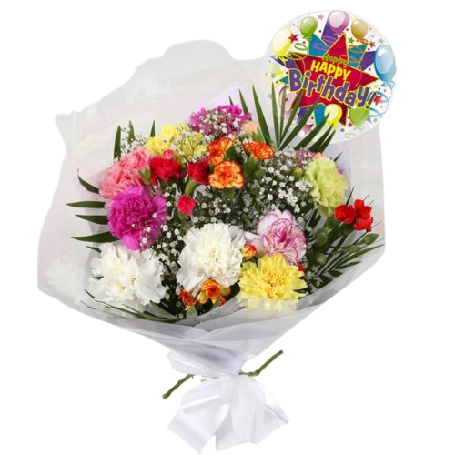 Birthday Balloon & Lollipop Star Flowers£19.99