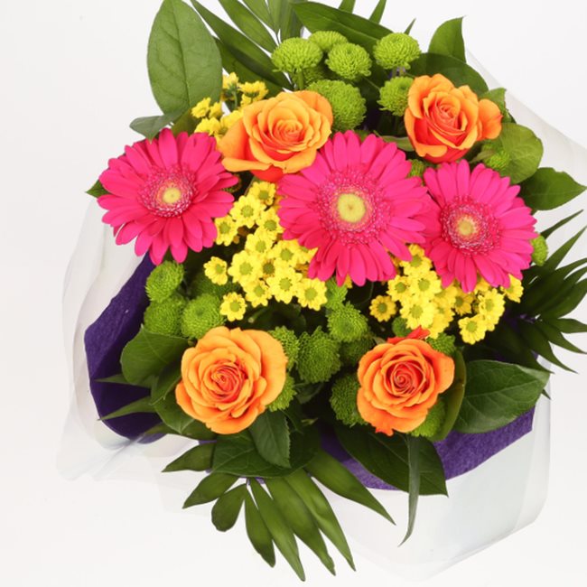 Birthday Balloon & Wonderful Flowers Bouquet£19.99