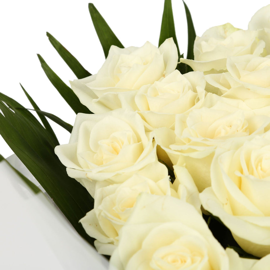 20 White Roses Bouquet & Get Well Balloon£21.99