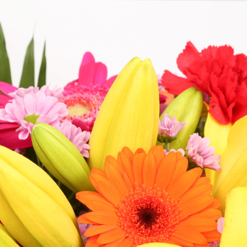 Birthday Balloon & Summer Sun Flowers£19.99