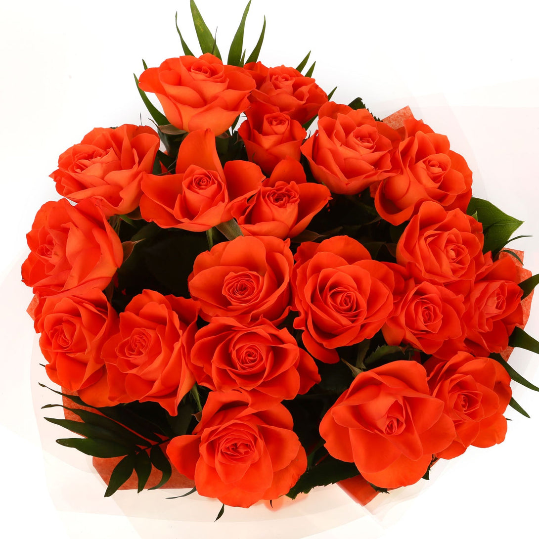 20 Orange Roses Bouquet & Get Well Balloon£21.99