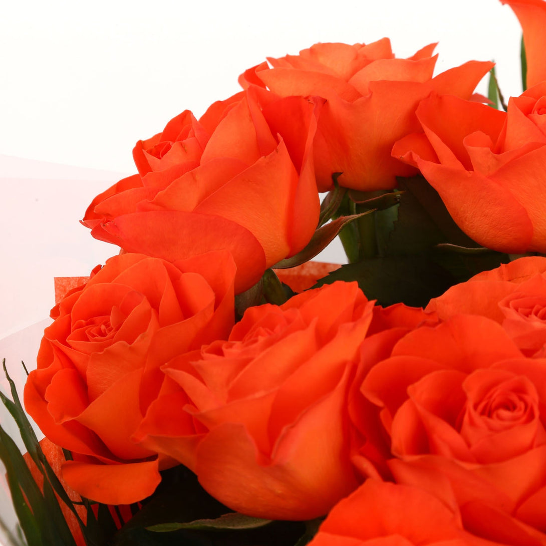 20 Orange Roses & Birthday Balloon£21.99