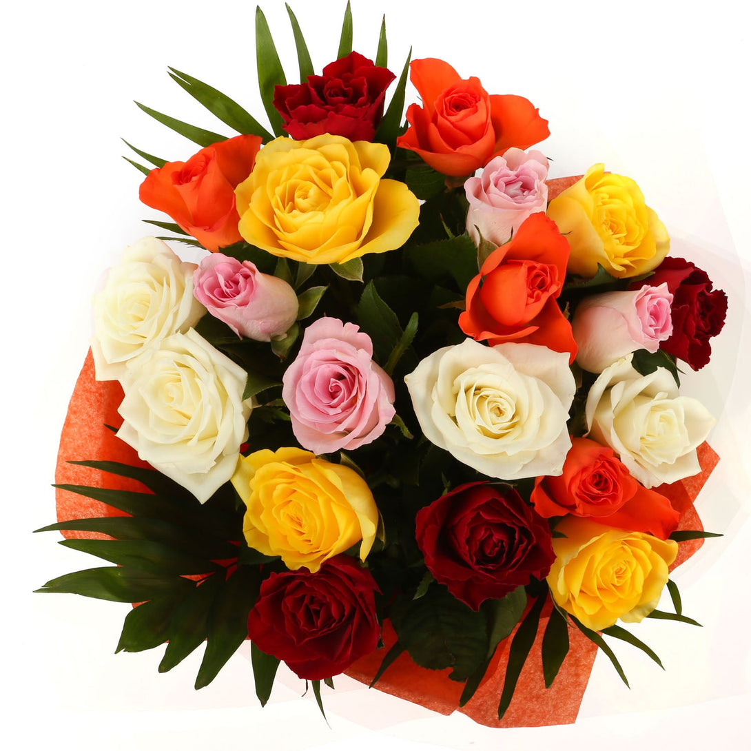 20 Mixed Roses & Birthday Balloon£21.99