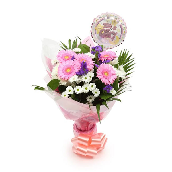Its Girl Balloon & Serenity Bouquet£19.99
