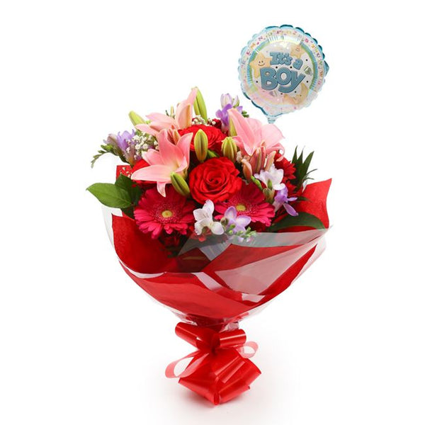 Its Boy Balloon & Red & Pink Delight£19.99