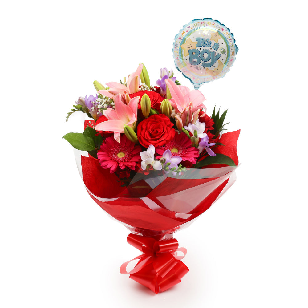 Its Boy Balloon & Red & Pink Delight£19.99