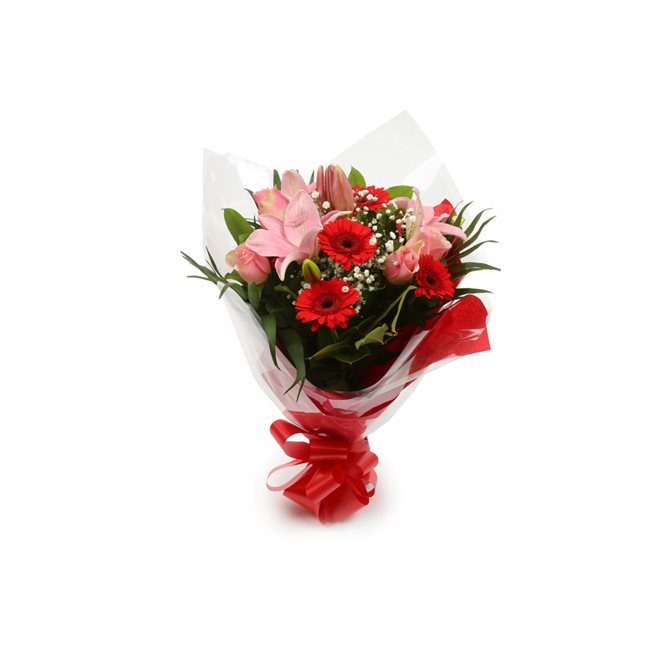 Love You Balloon & Pink Red Deluxe Bouquet£19.99
