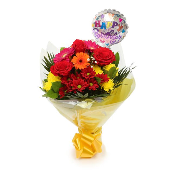 Birthday Balloon & Beauty Blooms Bouquet Flowers£19.99