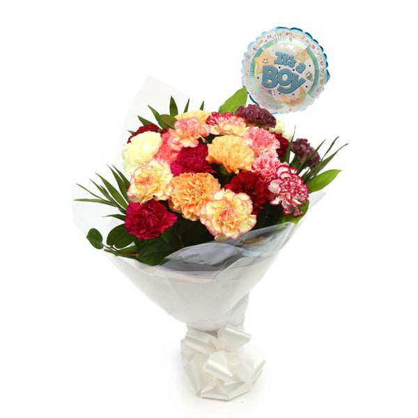 Its A Boy Balloon & Candy Floss Flowers£19.99