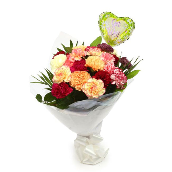 Get Well Balloon & Candy Floss Flowers£19.99