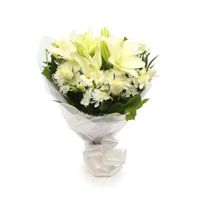 Love You Balloon & White Elegance Bouquet£19.99