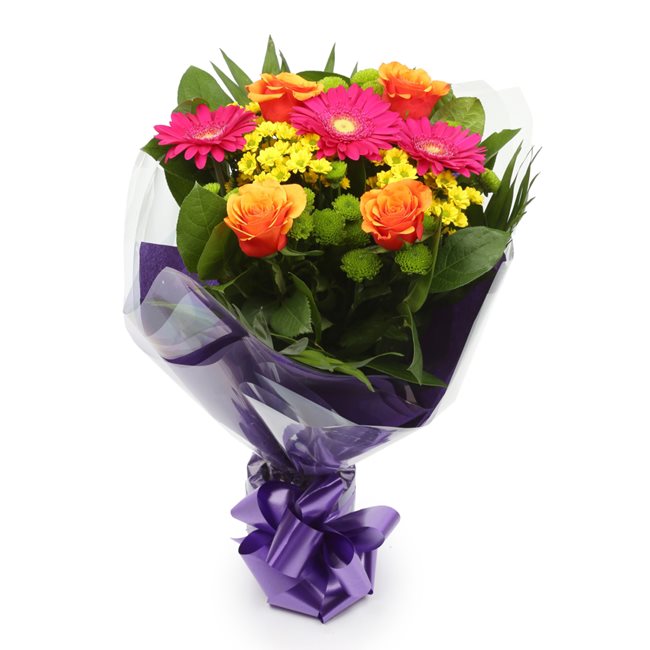 Birthday Balloon & Wonderful Flowers Bouquet£19.99