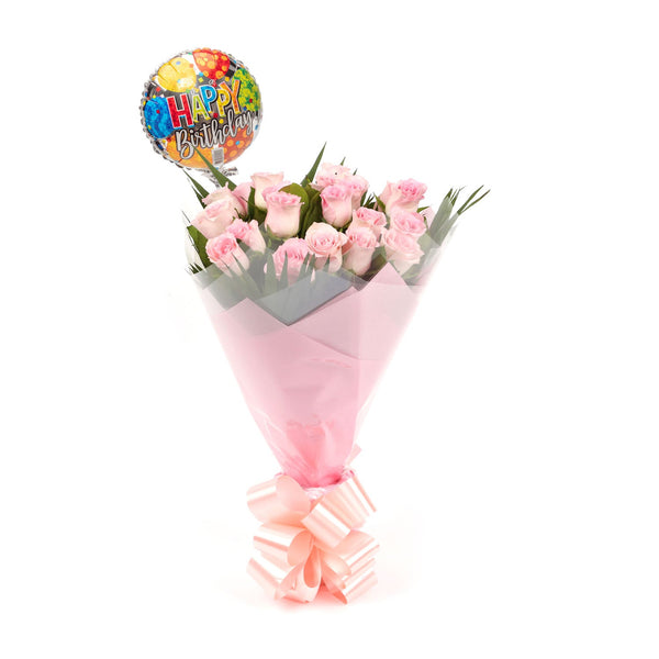 20 Beautiful Pink Roses Birthday Balloon£21.99
