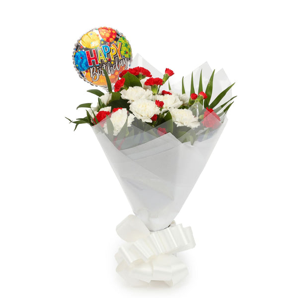 A Red & White Stars Delight & Birthday Balloon£16.99
