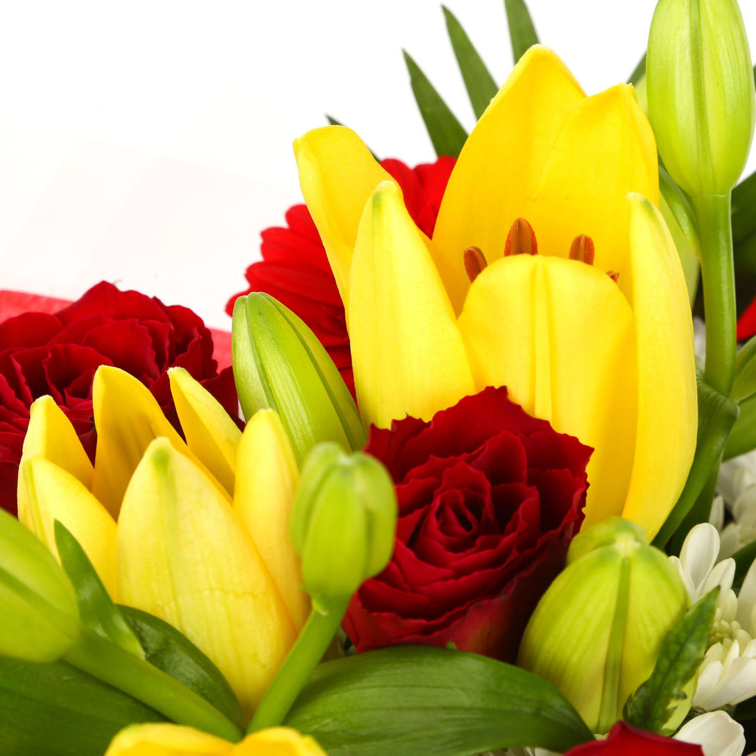A Cherished Red Blooms Bouquet & Get Well Balloon£16.99