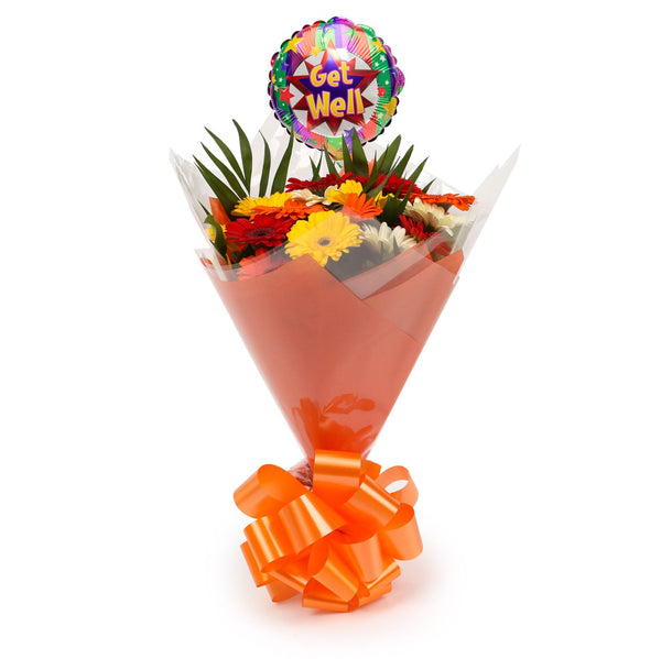 A Gerbera Special Daisy Bouquet & Get Well Balloon£16.99
