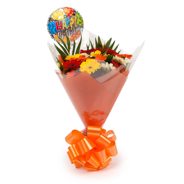 A Gerbera Special Daisy Bouquet & Birthday Balloon£16.99